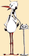 Storch, Symbol, Saalfelder Familiennest