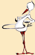 Storch, Symbol, Saalfelder Familiennest